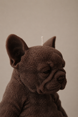 Sitting French Bulldog Candle