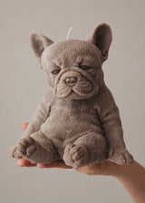 Sitting French Bulldog Candle