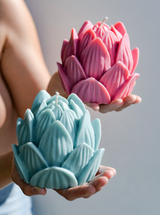 Deluxe Scented Lotus Flower Candle | Extra Large 550g