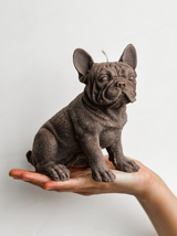 Cute Puppy Dog French Bulldog Candle | Gift for Dog owners