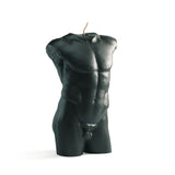 Aesthetics candle body man black moon