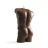 Aesthetics candle body man chocolate