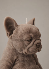 Sitting French Bulldog Candle