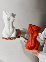 'Scarlet' | Ceramic Flower Vase | Aesthetic Nordic Home Decor