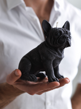 Cute Puppy Dog  Black French Bulldog Candle | Gift for Dog owners