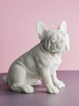 Cute Puppy Dog  Black French Bulldog Candle | Gift for Dog owners