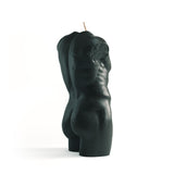 Aesthetics candle body man black moon