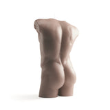 Aesthetics candle body man beige